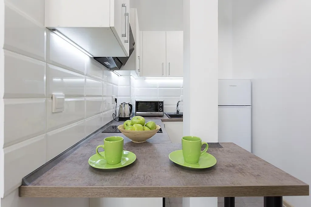Kyiv White Apartment Ukrajina